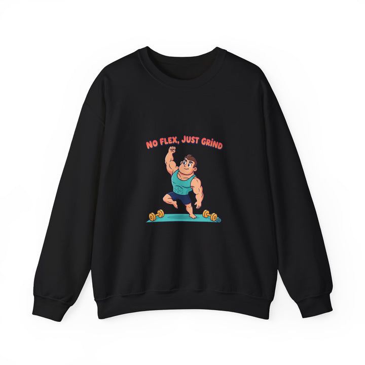 No Flex Just Trying Sweatshirt | gymtimidation, start small fitness