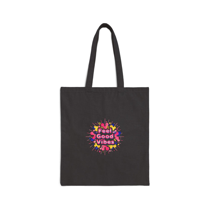 Feel Good Vibes Tote | dopamine decor, neon gradient squiggle art