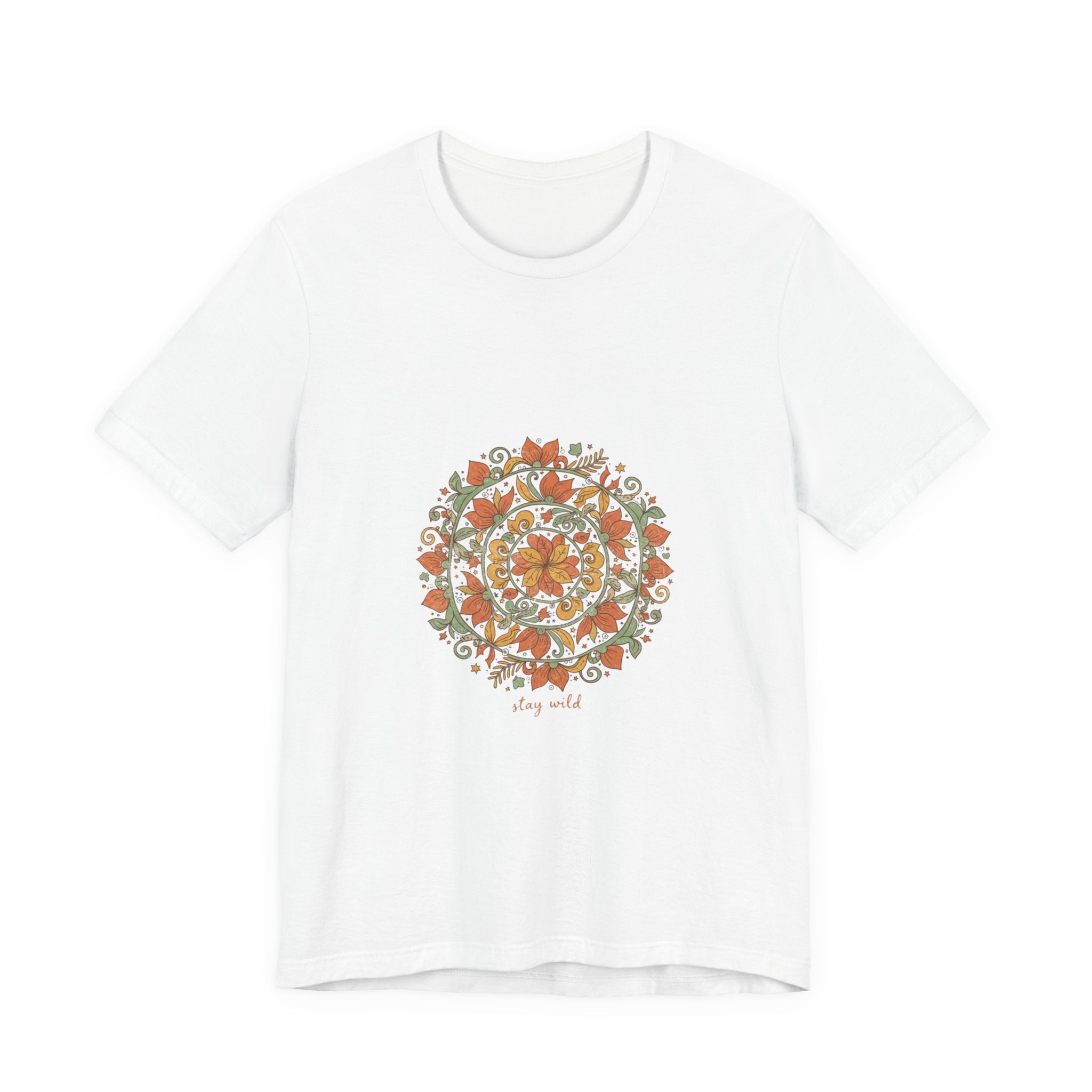 Mandala Paisley Sunburst Tee | Boho tapestry shirt, vintage paisley design