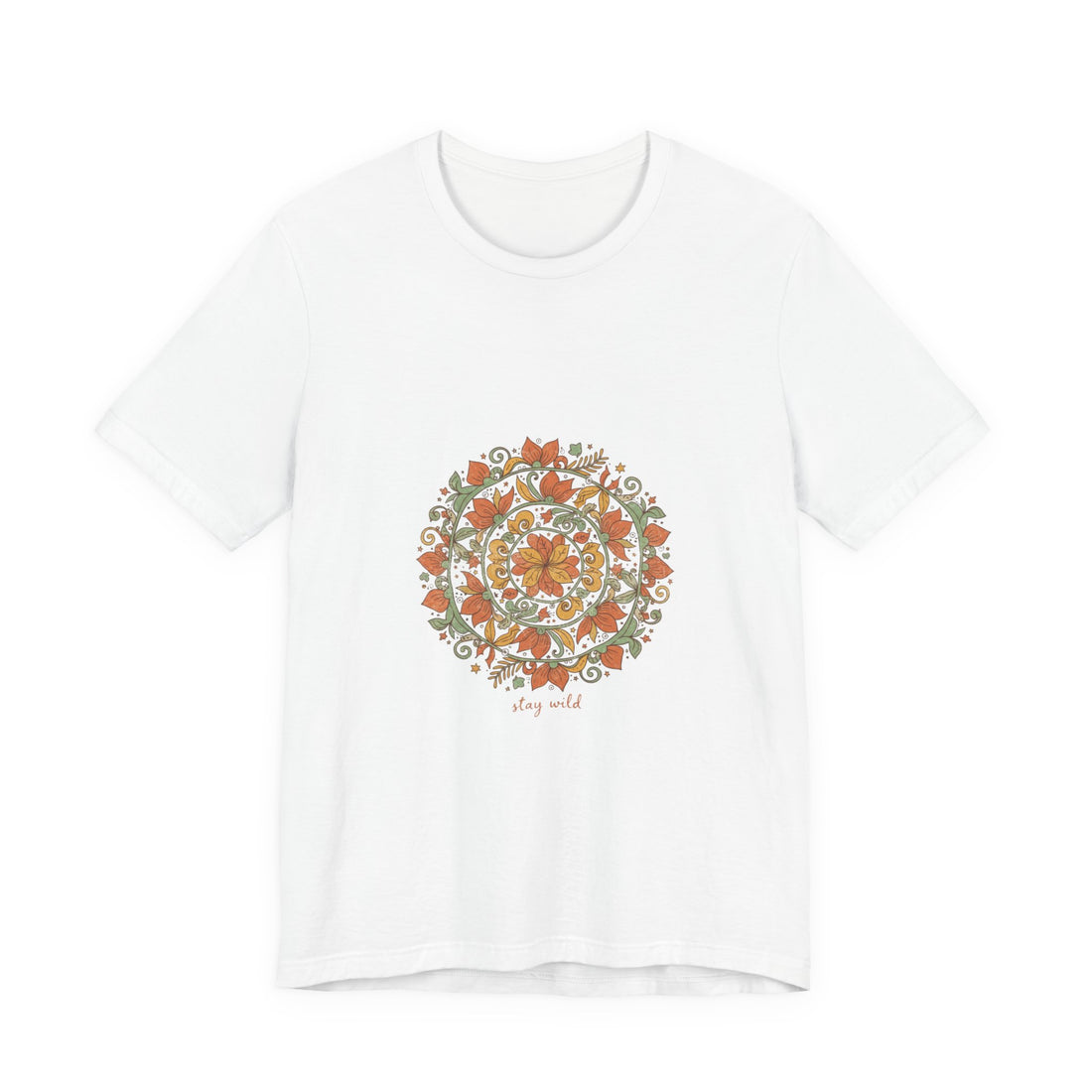 Mandala Paisley Sunburst Tee | Boho tapestry shirt, vintage paisley design