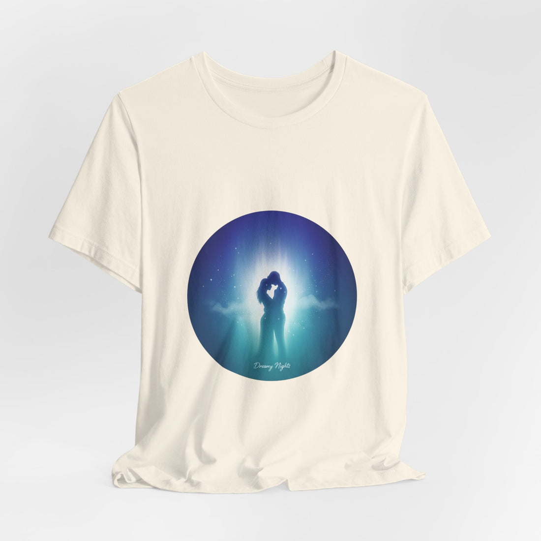 Afterlight Night Bloom Tee | Cosmic Floral, Luminous Plant Design
