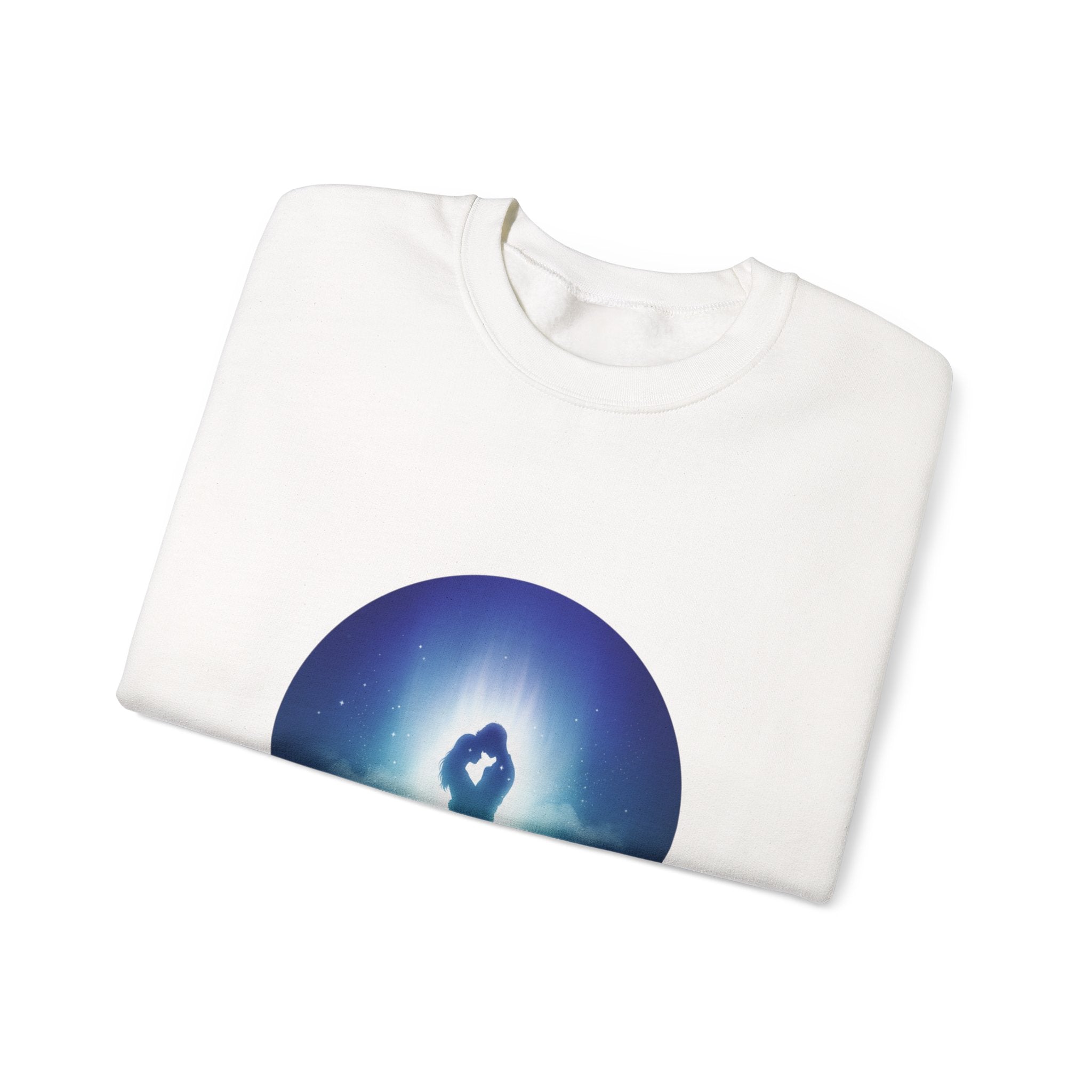 Afterlight Nightscape Crewneck Sweatshirt | luminous, cinematic glow