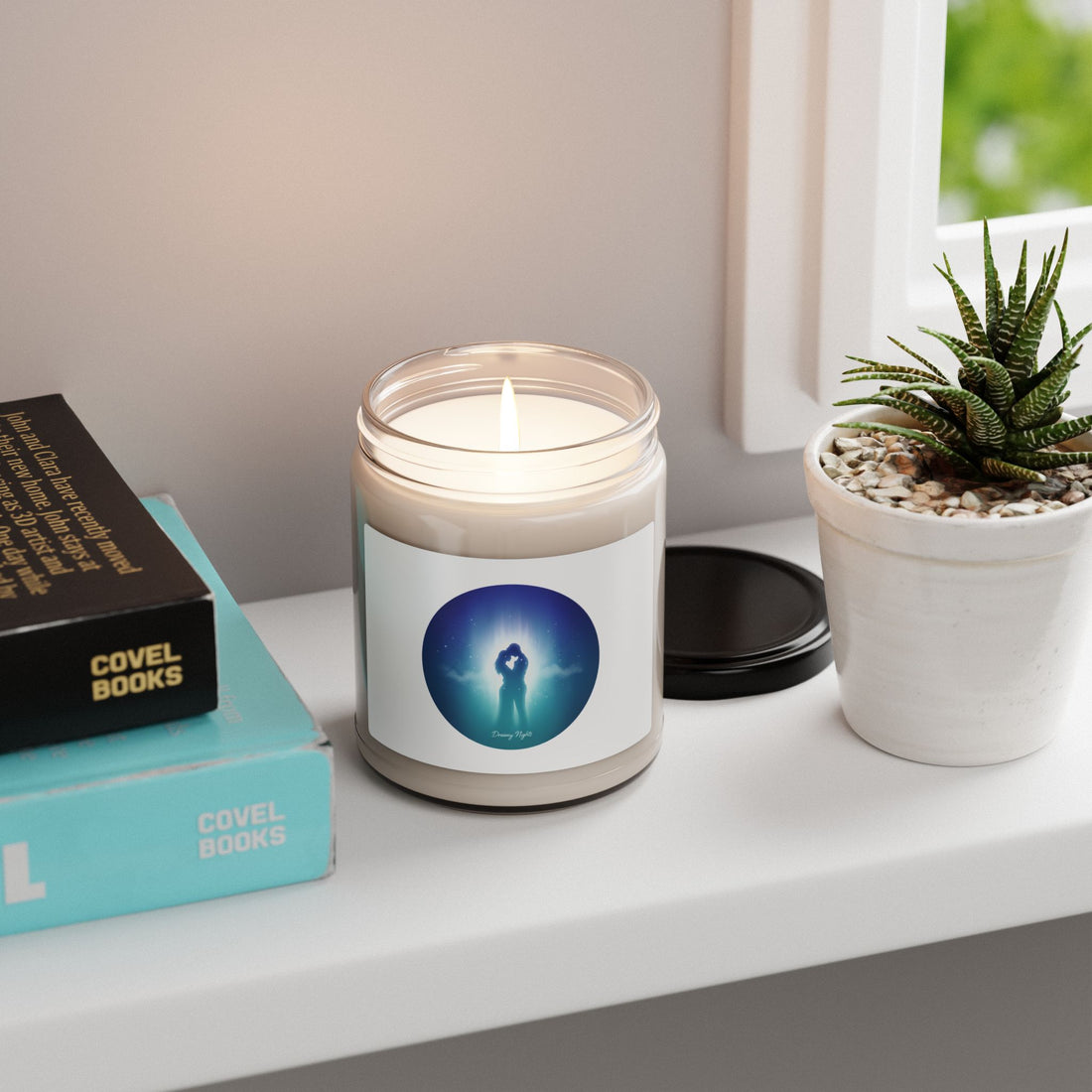Afterlight Nightscape Candle, Scented Soy Jar | Luminous Night Bloom