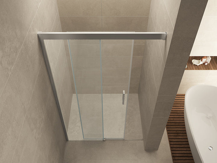 Wiesbaden Softclose 2.0 Douchedeur 100x200 cm 8 mm Aluminium Nano Coating | Nis Deur