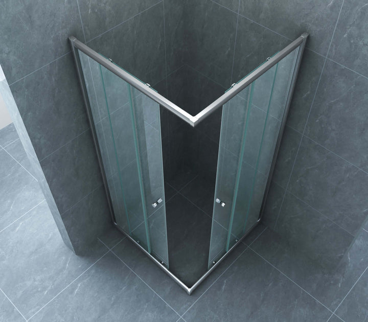 Actie Hoekinstap Douchecabine Wiesbaden 80x80x190 cm 5 mm Helder Glas