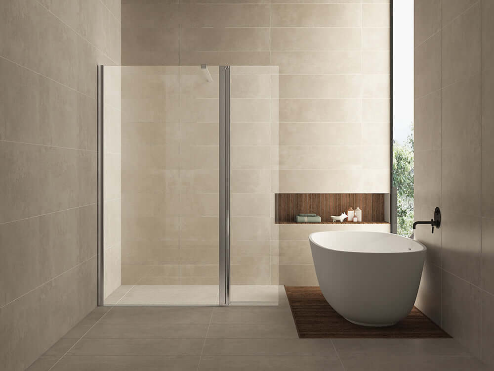 Wiesbaden Zijwand 30X200 Cm met Scharnierprofiel 10Mm Nano Glas