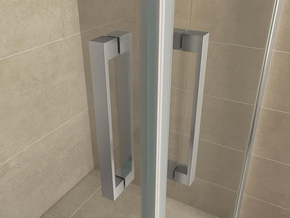 Wiesbaden Uni Dubbele Draaidouchedeur 1000x1000x2000 mm 8mm Nano Coating