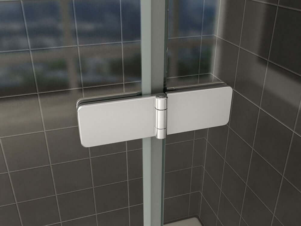 Wiesbaden Opvouwbare Badwand 100x140 cm 6mm Nano Coating