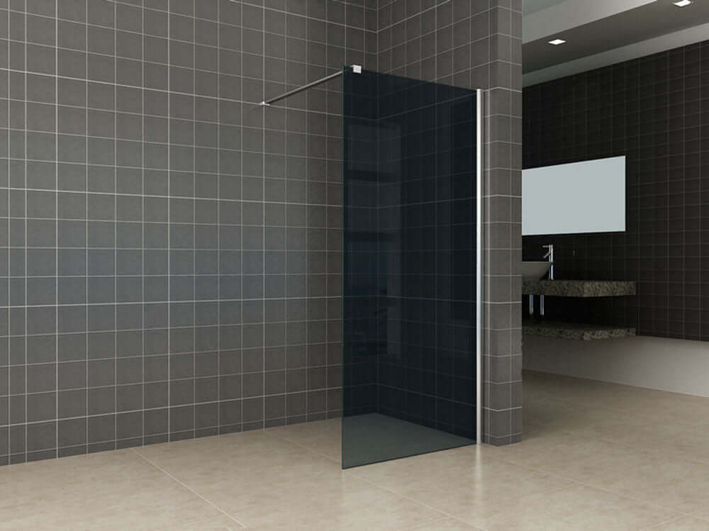 Wiesbaden Inloopdouche met rookglas 80x200 cm, 10 mm nanocoating