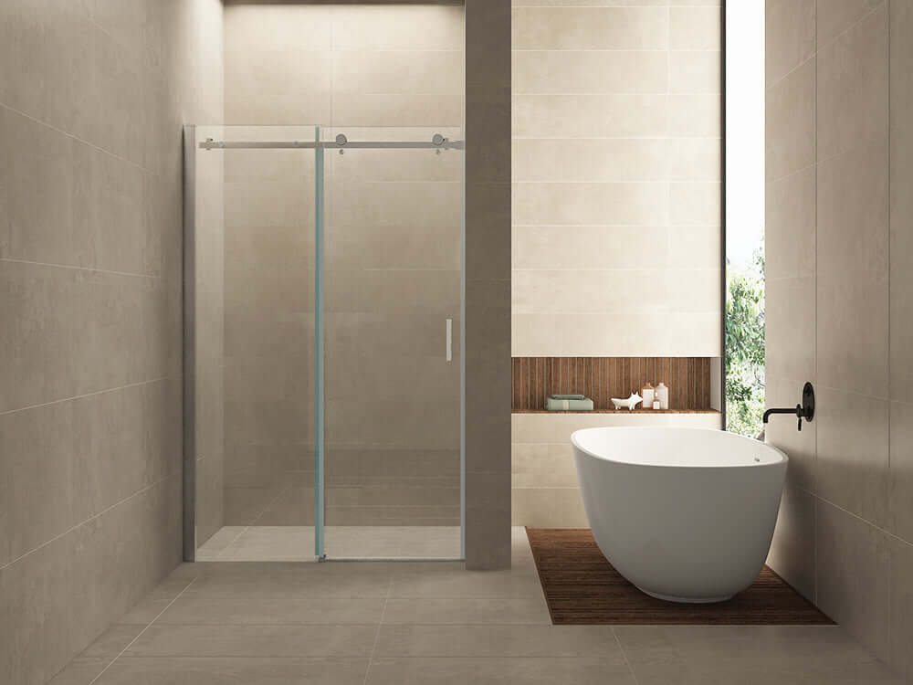 2-delige nisschuifdeur Wiesbaden 170X200 Cm met 8 mm Nano-coating