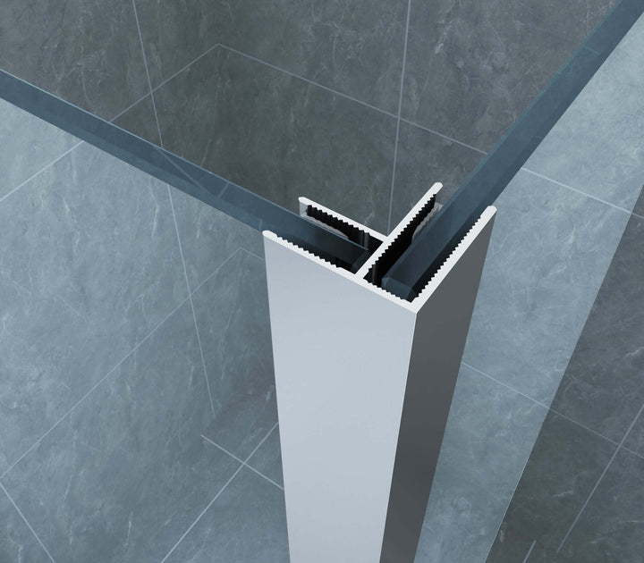 Actie Zijwand Wiesbaden Hoekprofiel 30x200 cm Nano Coating 8 mm