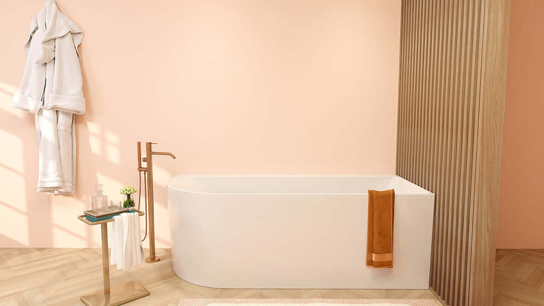 Zenn Hoekbad Wiesbaden Rechts 170x75 cm met Afvoer Wit