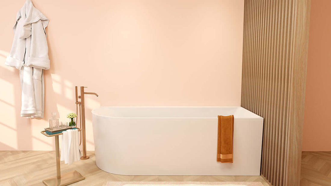 Zenn Hoekbad Wiesbaden 180x80 cm met Afvoer Wit