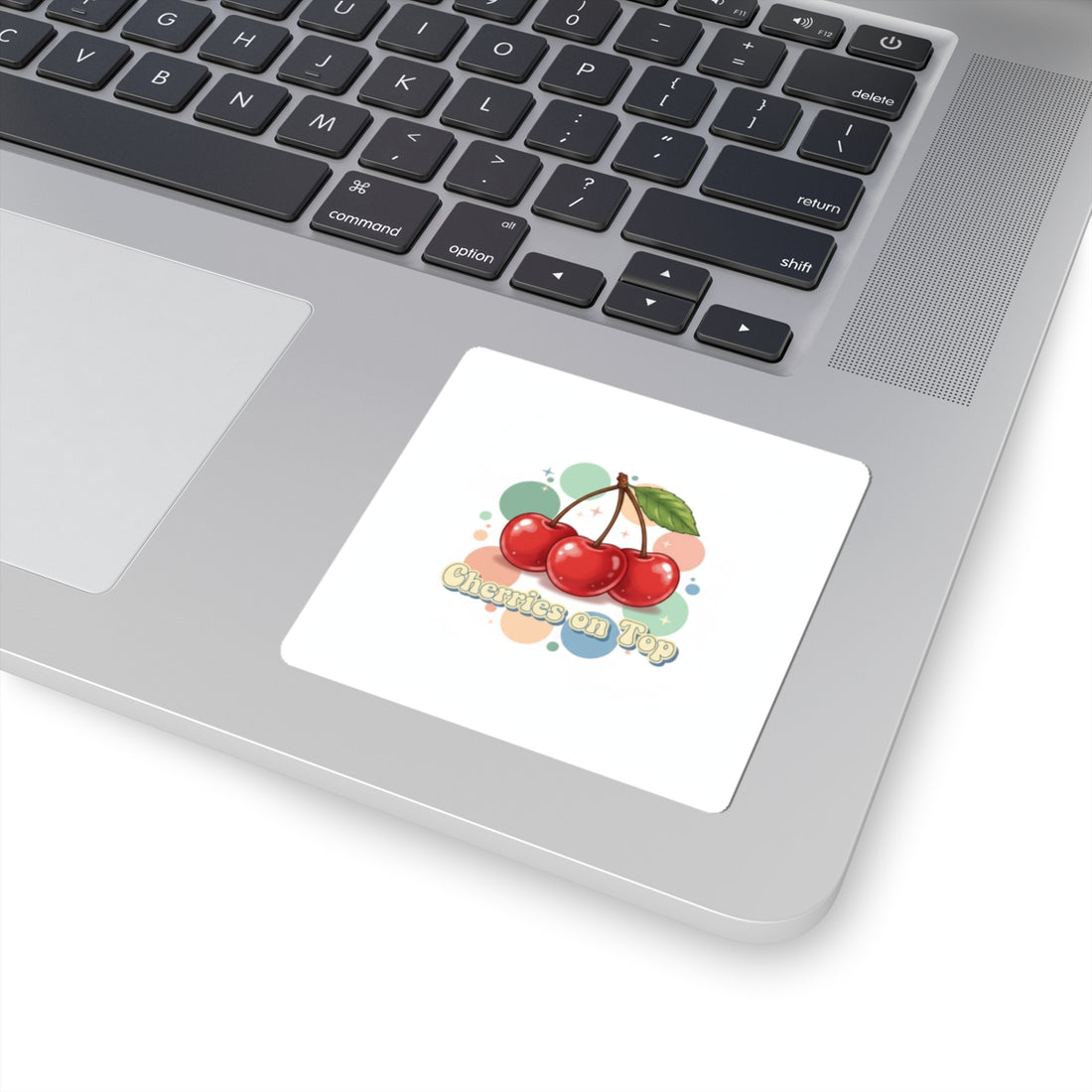 Cherries on Top Sticker | Vintage Kawaii Fruit Design