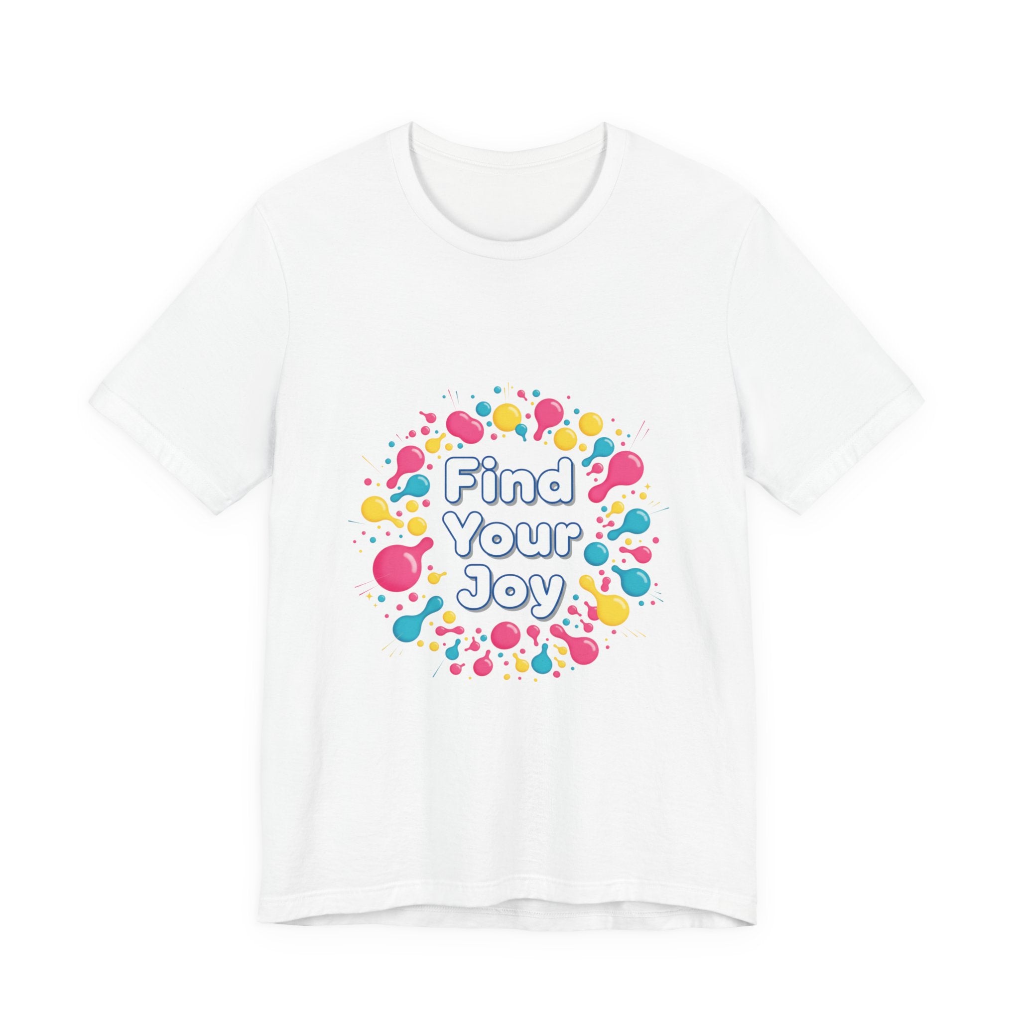 Find Your Joy T-Shirt | Dopamine Decor, Neon Gradient Squiggle Art