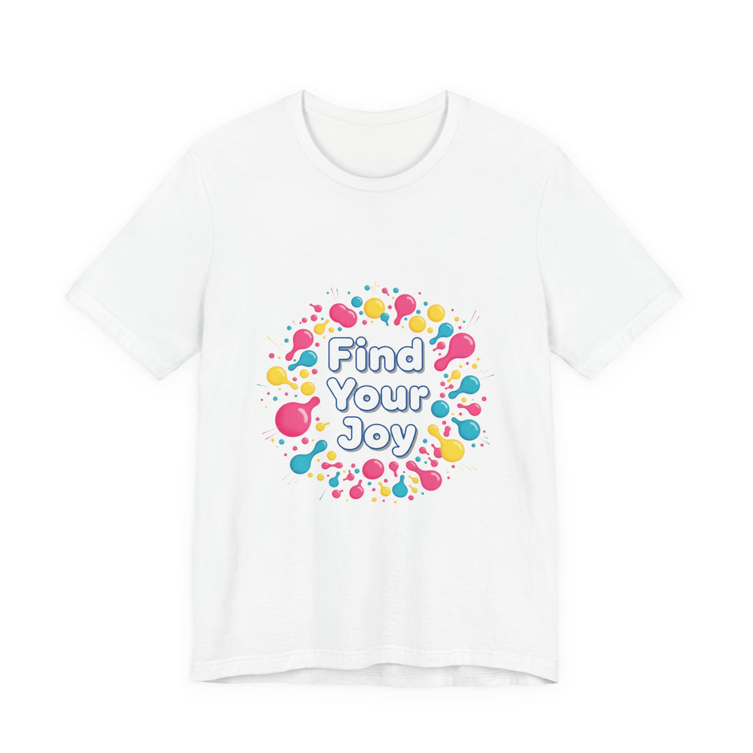 Find Your Joy T-Shirt | Dopamine Decor, Neon Gradient Squiggle Art
