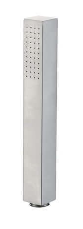 304 staafhanddouche 1 stand vierkant geborsteld RVS