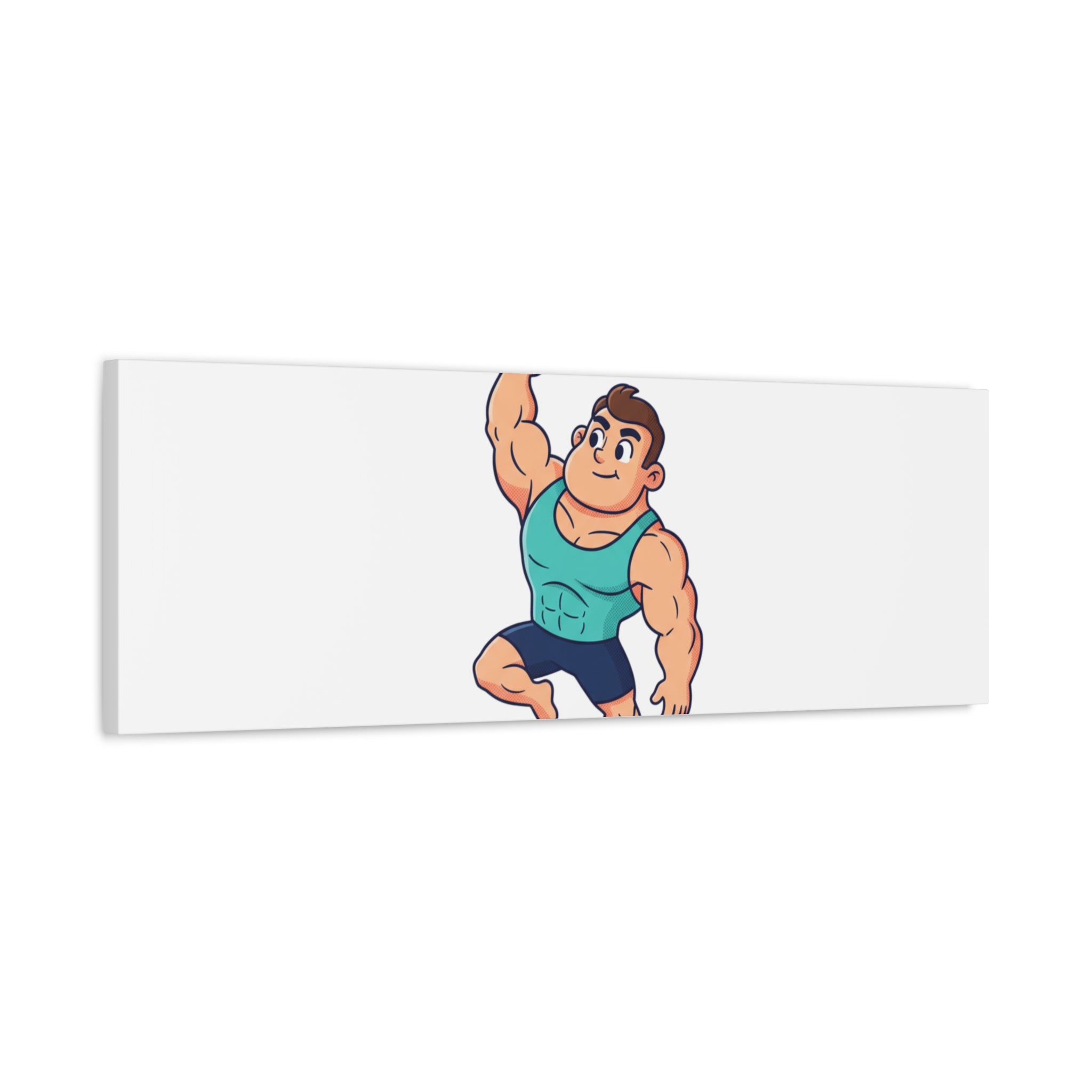 No Flex Just Grind canvas, Gymtimidation humor wall art | start small fitness décor
