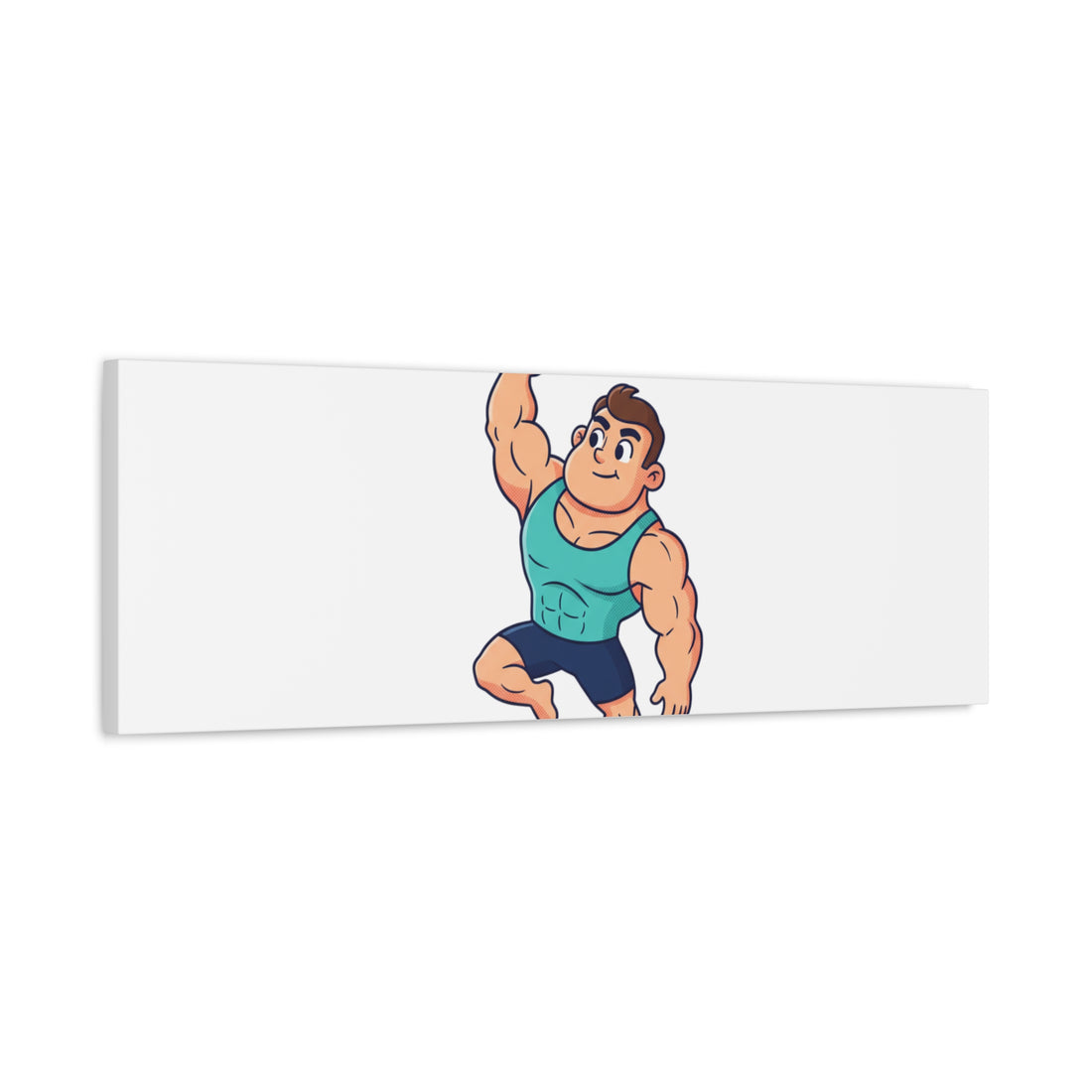 No Flex Just Grind canvas, Gymtimidation humor wall art | start small fitness décor
