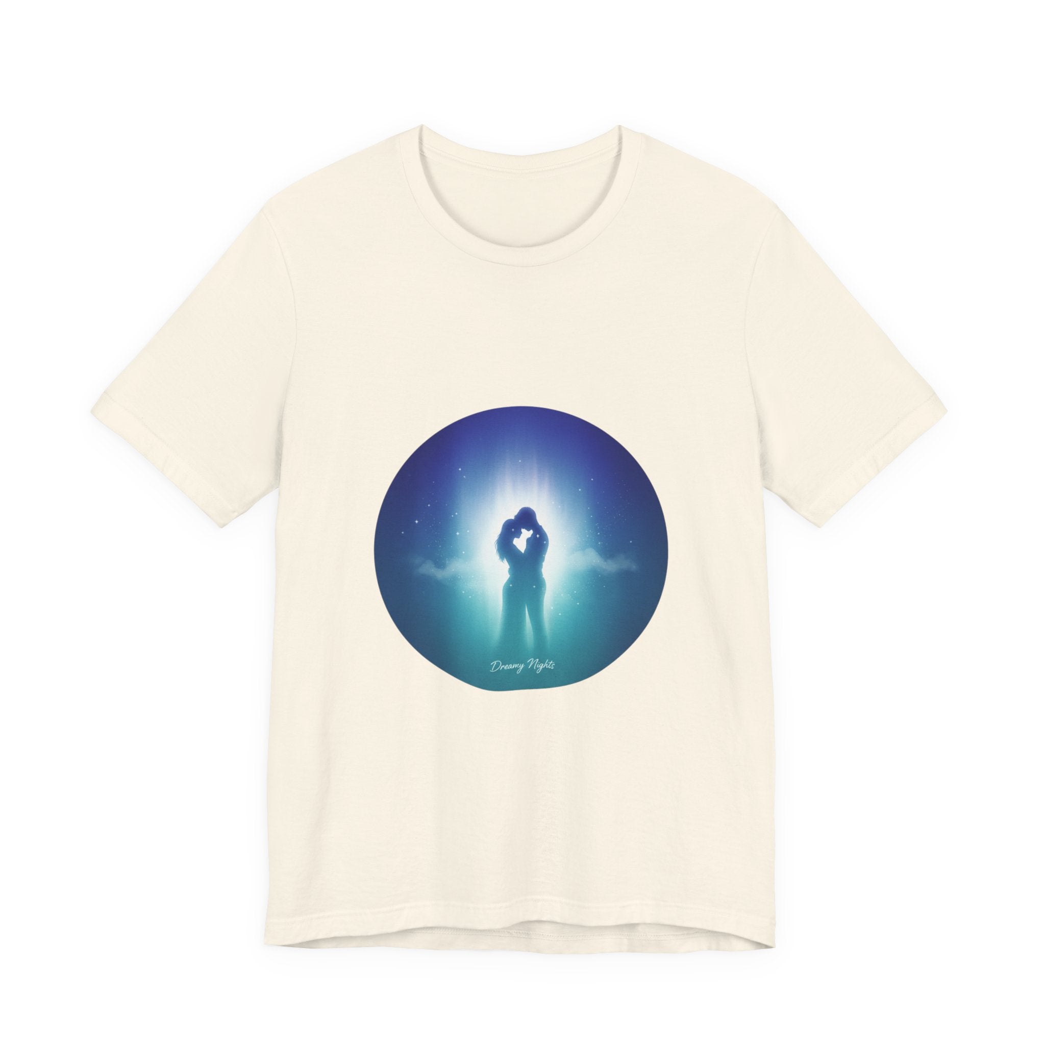 Afterlight Night Bloom Tee | Cosmic Floral, Luminous Plant Design