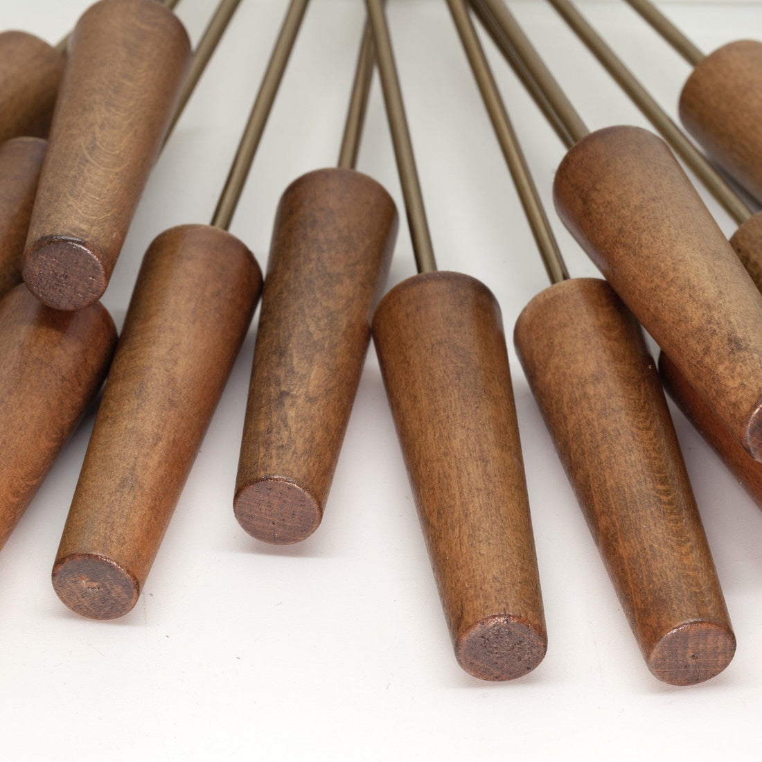 Large Wall clock 58cm - Silent - Wood/Stainless Steel - "Plug-Inn" - Goat Corp