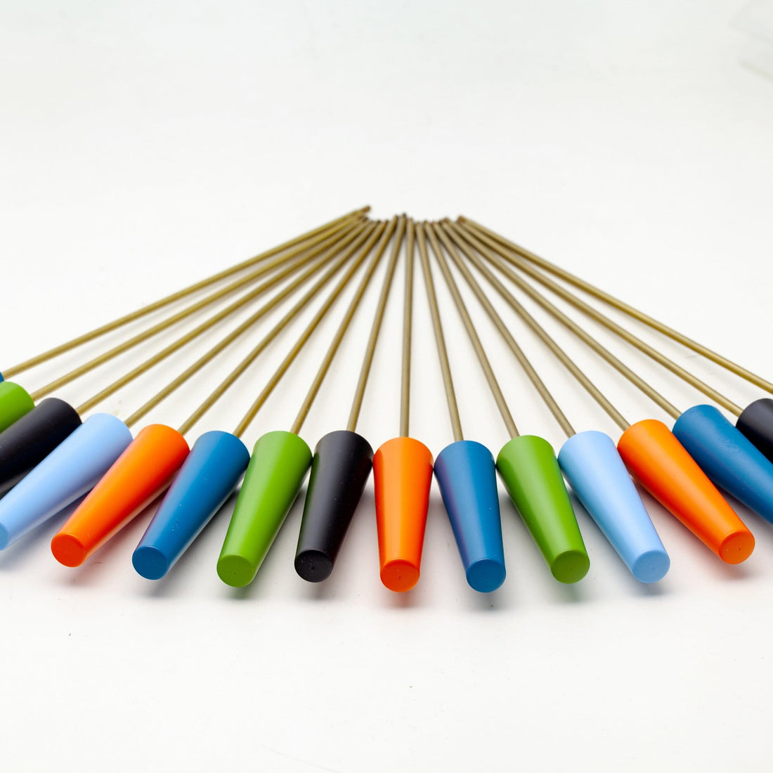 Silent Wall clock - Vintage - 58cm - Stainless Steel - 'Plug Inn' - Goat Corp