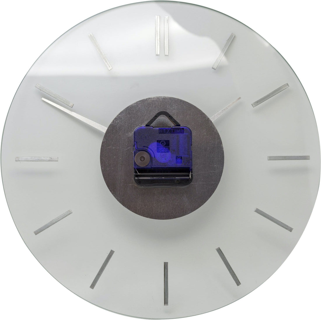 Wall clock -  26 cm - Aluminum - Glass - 'Stripe' - Goat Corp
