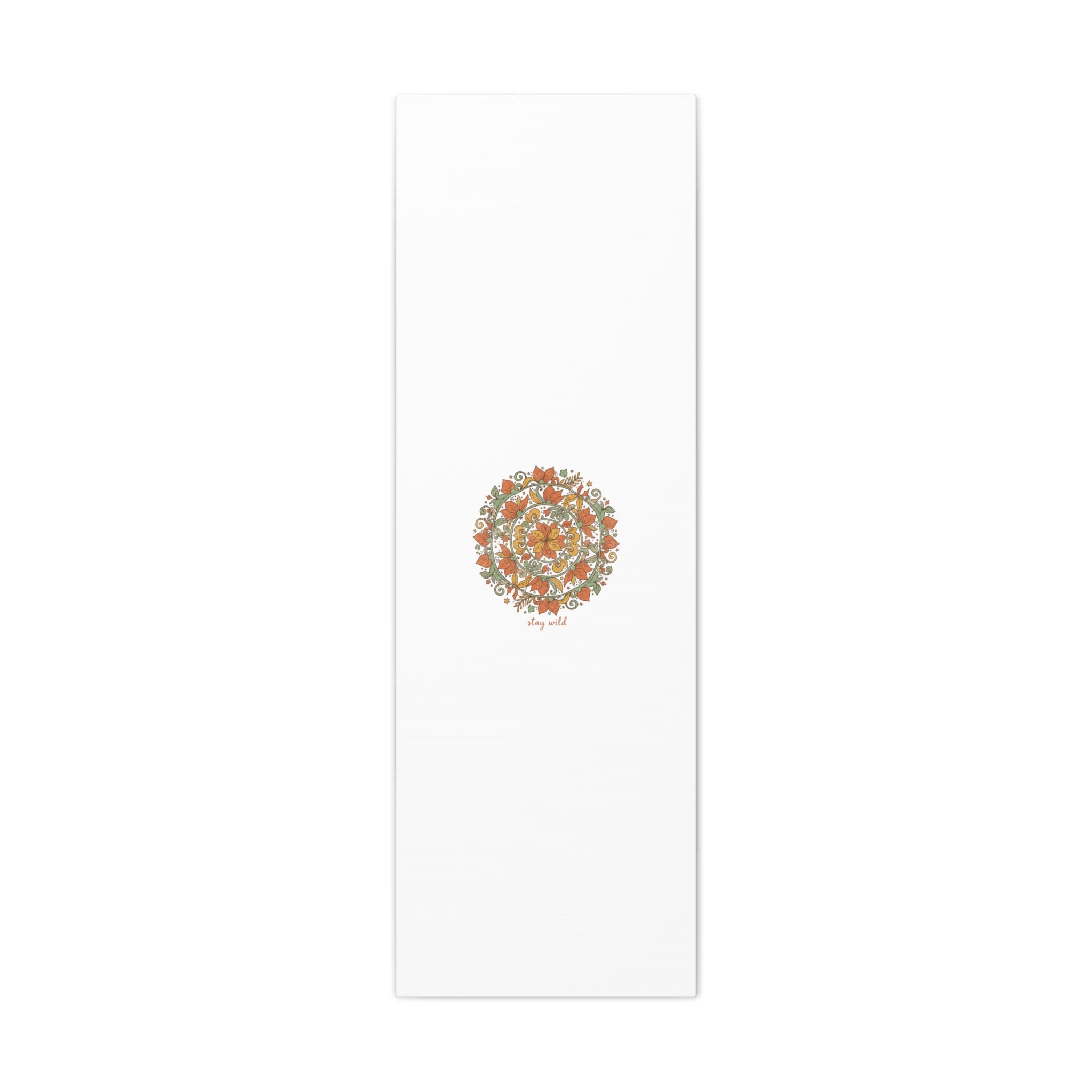 Stay Wild Mandala Canvas, Boho Paisley Wall Art | Artisanal Boho Print