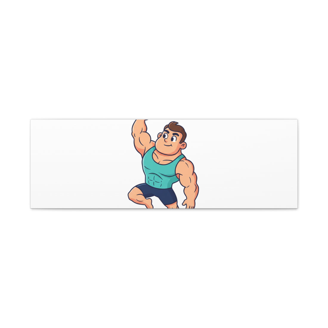 No Flex Just Grind canvas, Gymtimidation humor wall art | start small fitness décor