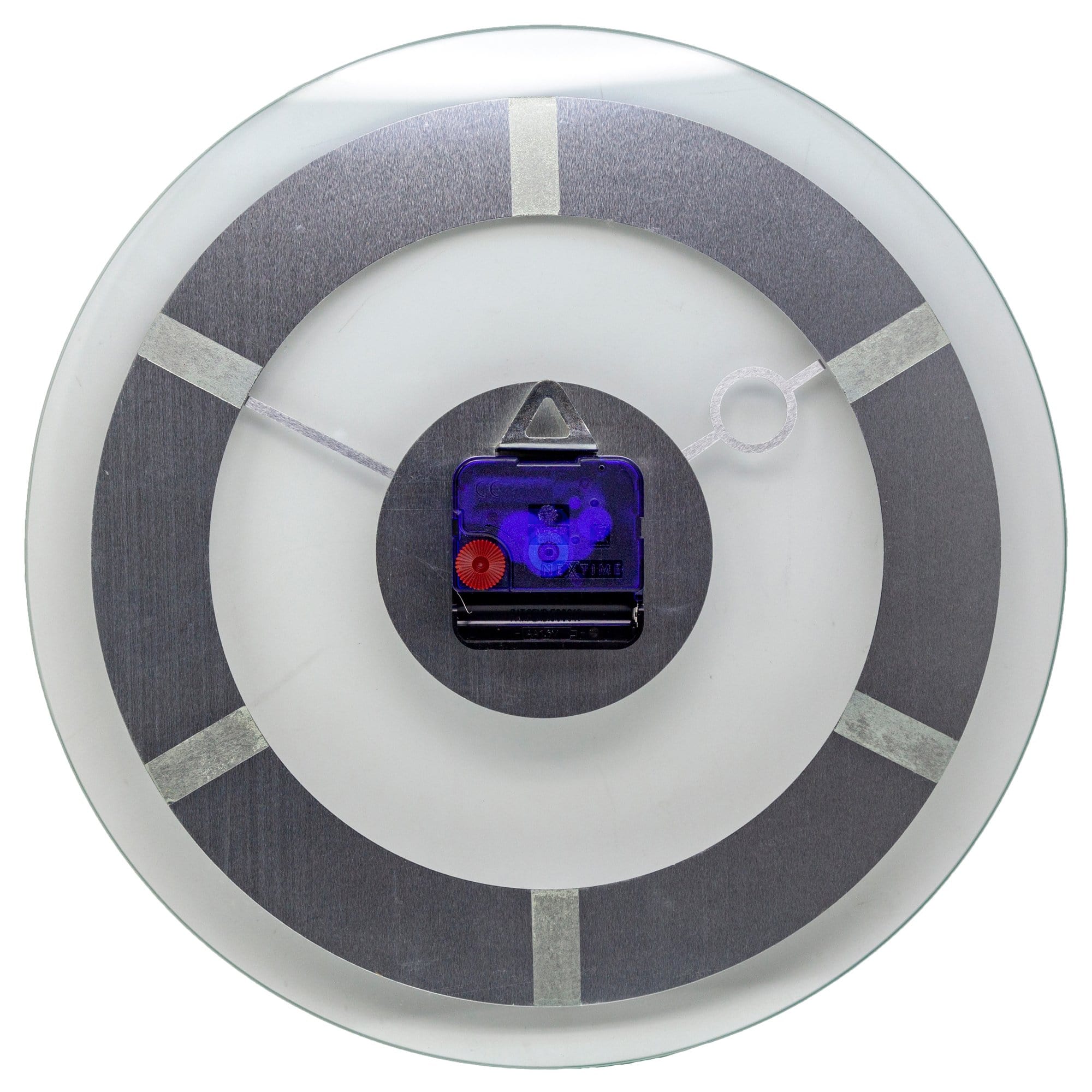 Wall clock -  31 cm - Aluminium - Glass - 'Retro'