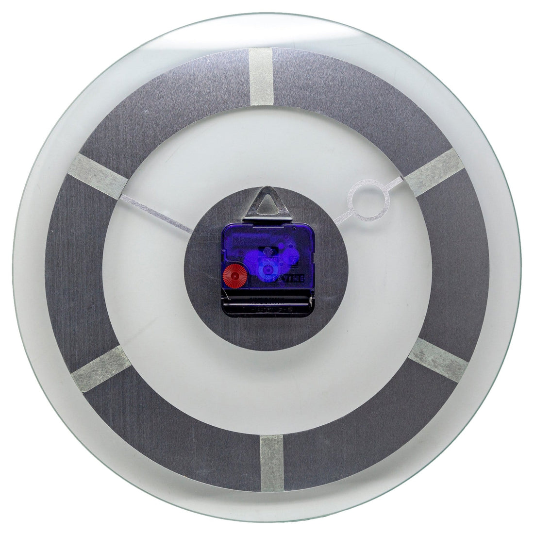 Wall clock -  31 cm - Aluminium - Glass - 'Retro'