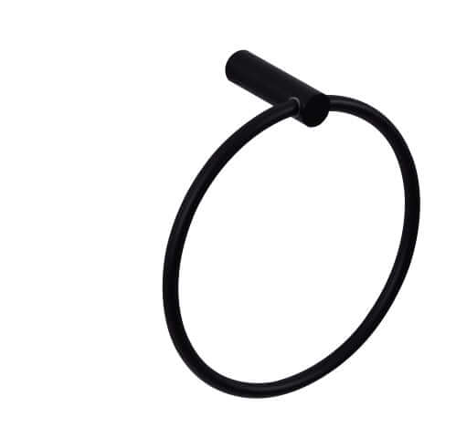 Wiesbaden Ida handdoekring in zwart