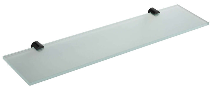 Wiesbaden Ida Glasplank 52x14 cm in Zwart