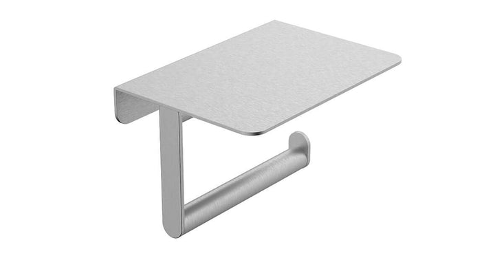 Alonzo Toiletrolhouder met Plank Geborsteld RVS Wiesbaden