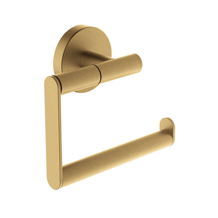 Alonzo Toiletrolhouder Wiesbaden zonder ventiel in geborsteld messing