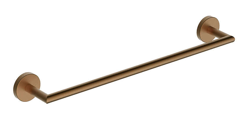 Alonzo Handdoekenrek Wiesbaden Geborsteld Brons Koper