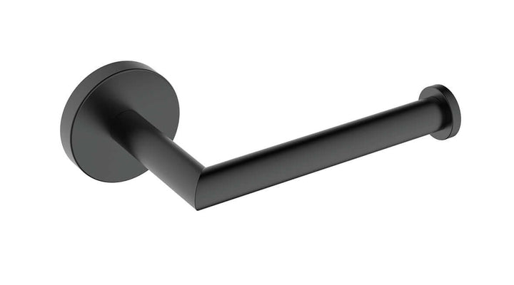 Alonzo Toiletrolhouder met Vaste Arm Mat Zwart Wiesbaden