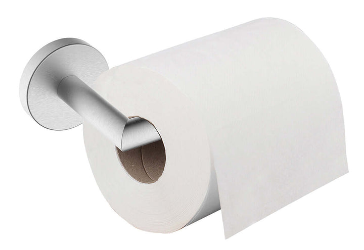 Alonzo toiletrolhouder met vaste arm RVS geborsteld