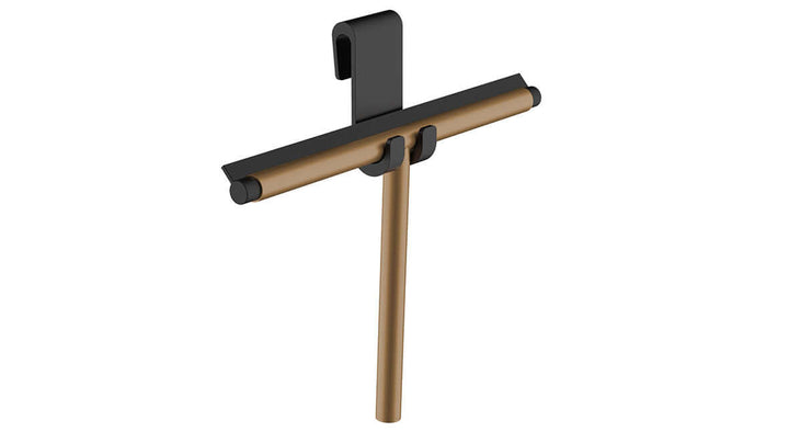 Alonzo ruitenwisser Wiesbaden met flexibele glashaak in geborsteld bronskoper