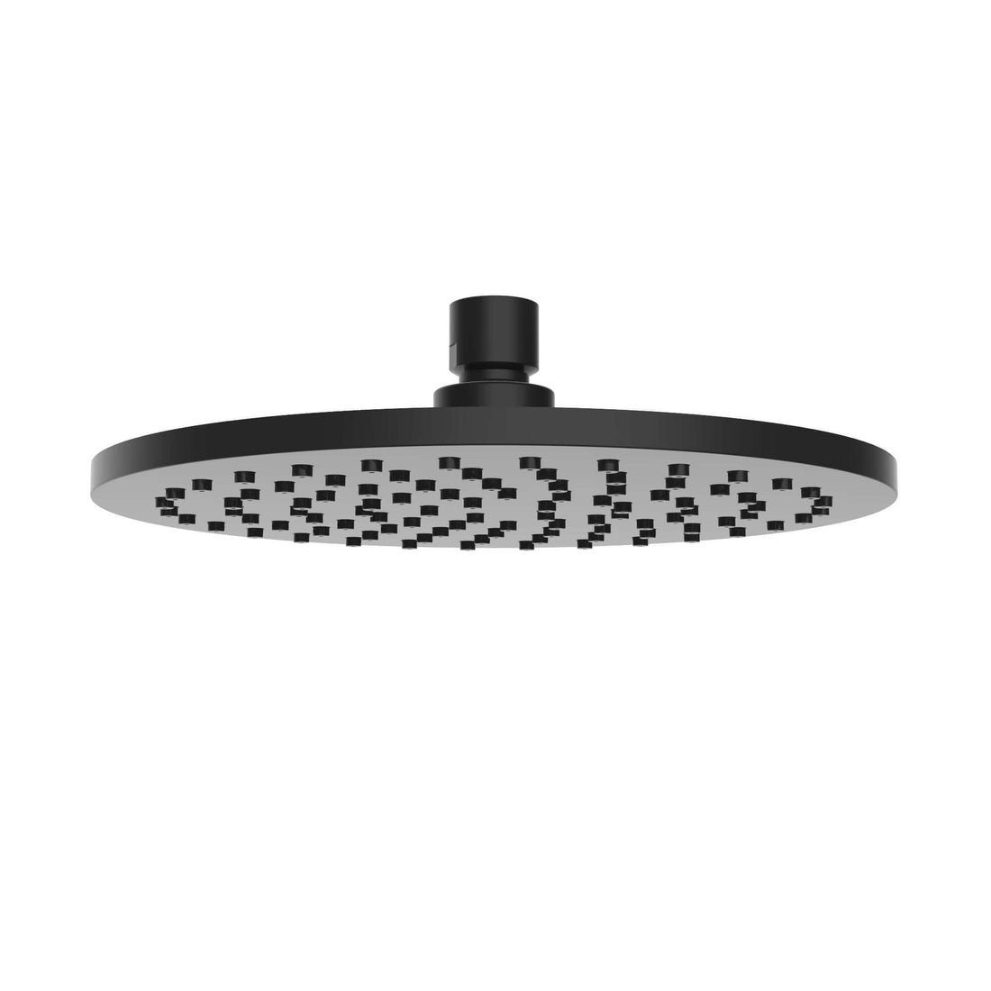 20X20 Cm Matzwarte ronde hoofddouche Wiesbaden