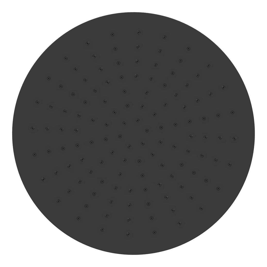 30X30 Cm Matzwarte ronde hoofddouche Wiesbaden
