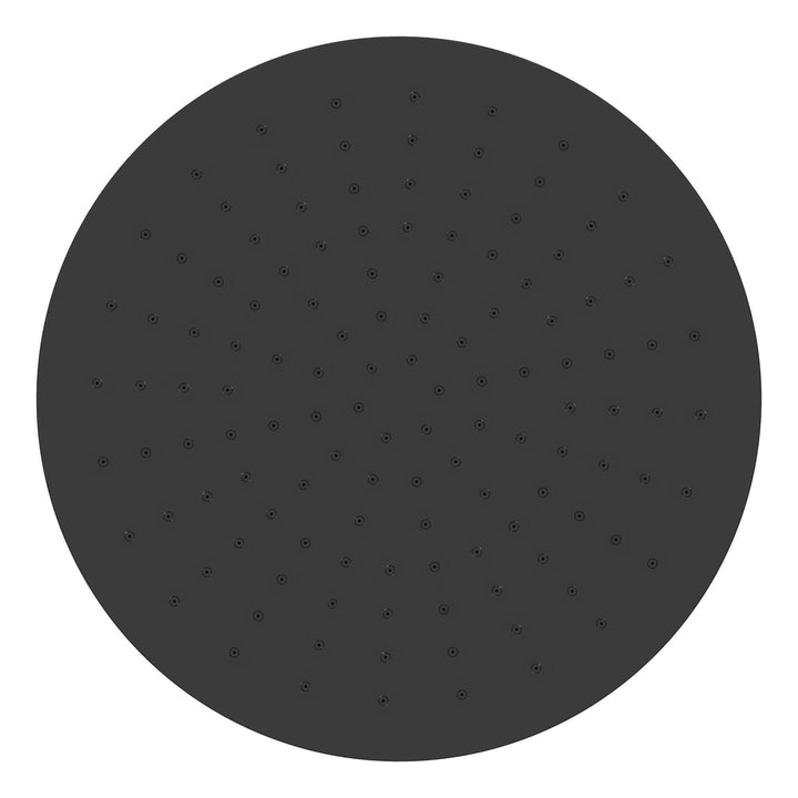 30X30 Cm Matzwarte ronde hoofddouche Wiesbaden