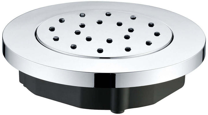 Zijdouche verstelbaar inbouw rond 13,5 cm chroom