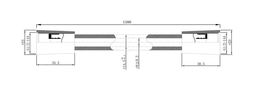Wiesbaden Remi schuifstangset met stang handdouche 1 standaard 150 cm chroom