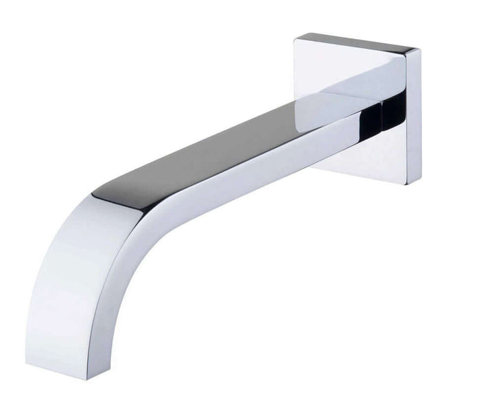 Wiesbaden Vierkant 25 cm 1/2" Inbouwuitloop Chroom