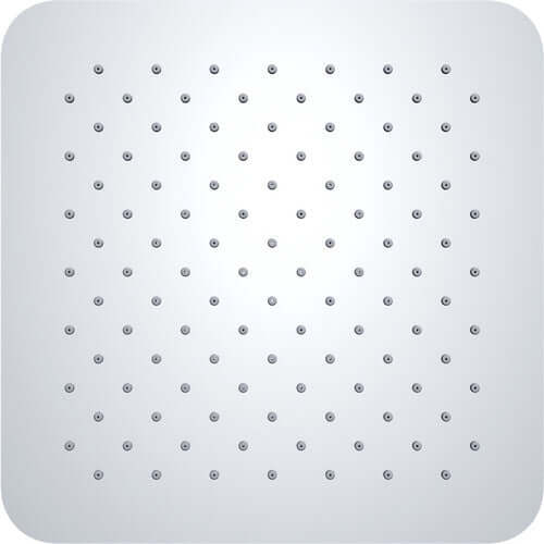 Wiesbaden Rombo Ufo Vierkant 30 cm Ultra Platte Hoofddouche RVS Look