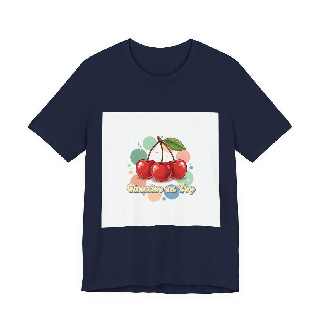 Cherry Cluster Tee | vintage cherry design, kawaii fruit graphic