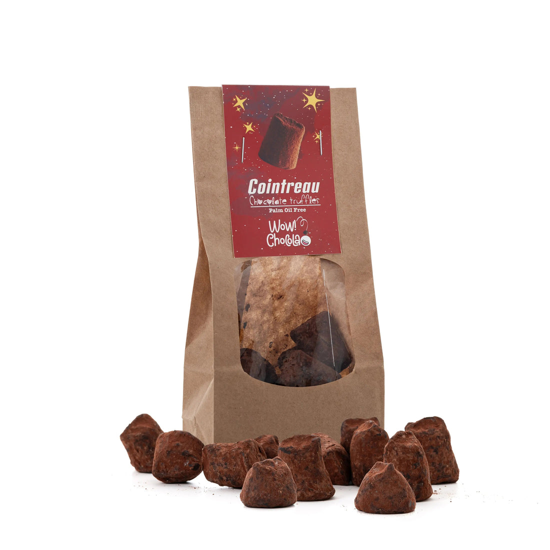 Cointreau - Christmas Chocolate Truffles - Biodegradable bag 130g - Goat Corp