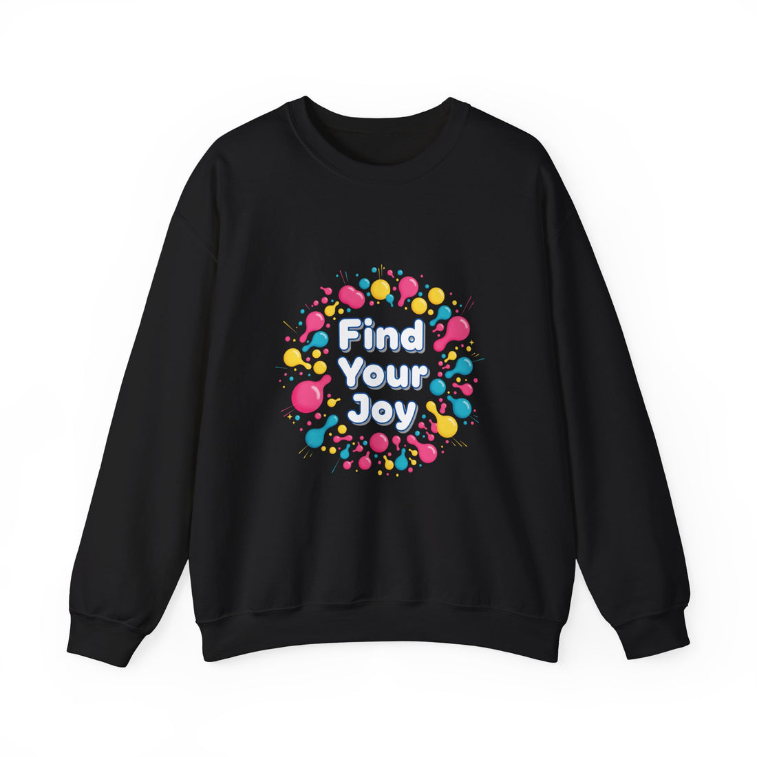 Find Your Joy Sweatshirt | dopamine decor, neon squiggle art