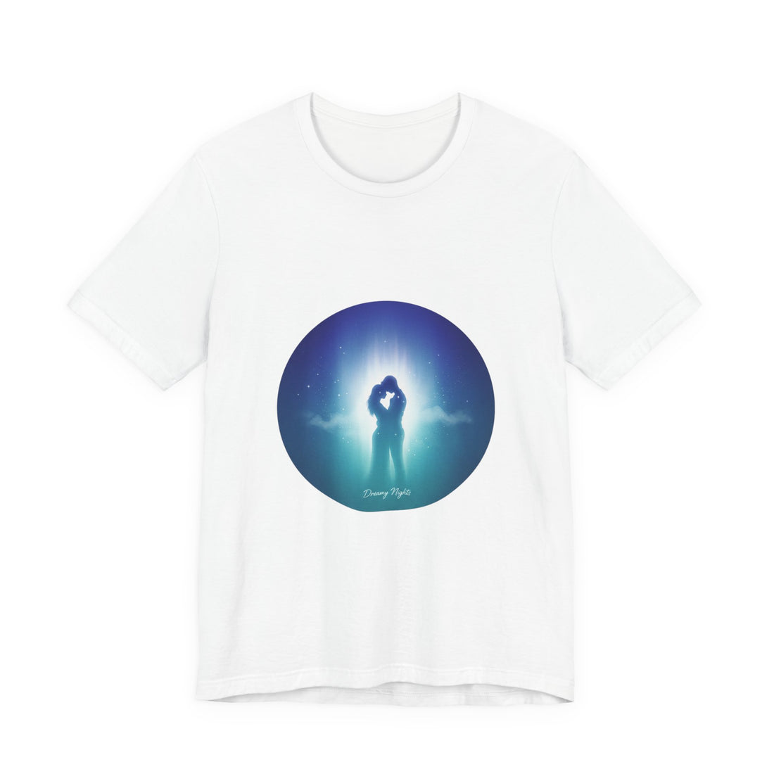 Afterlight Night Bloom Tee | Cosmic Floral, Luminous Plant Design